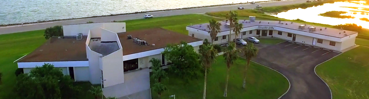 Aerial photo of Stark College and Seminary Campus in Corpus Christi, TX