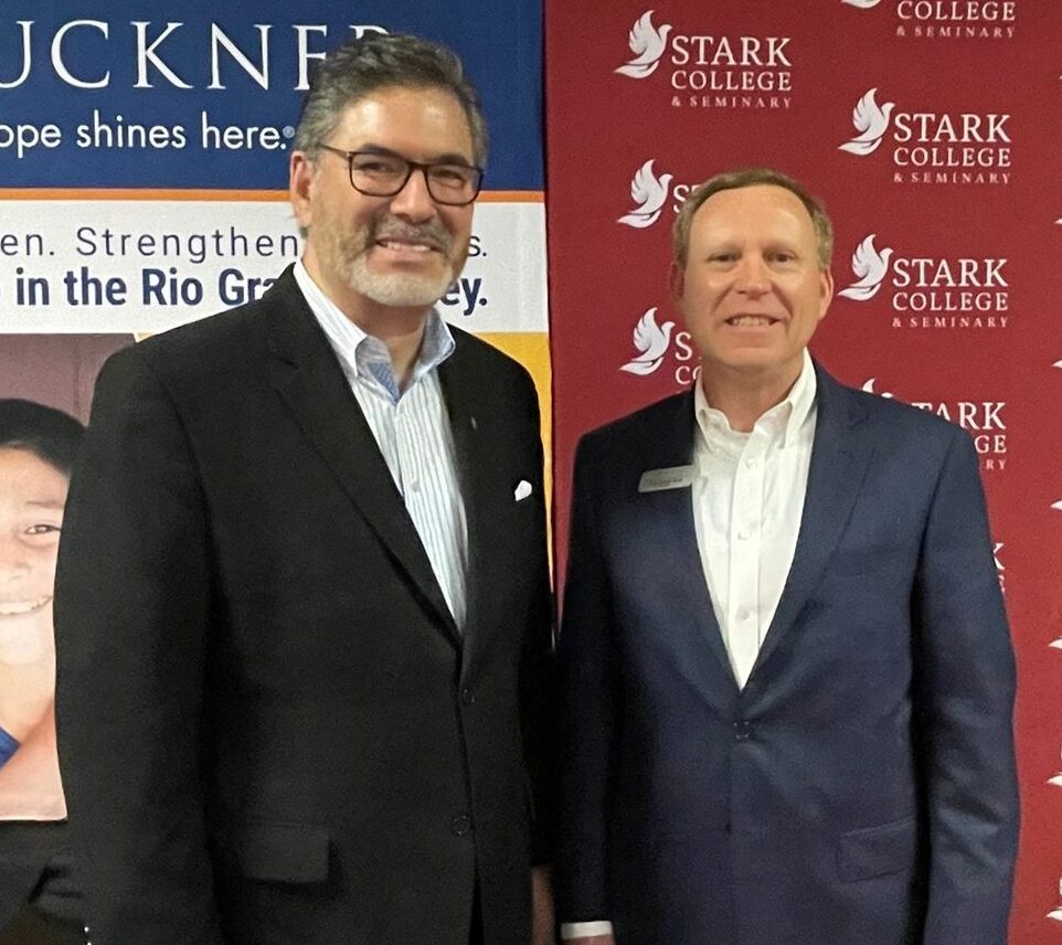 Dr. Albert Reyes of Buckner International and Dr. Tony Celelli of Stark College & Seminary